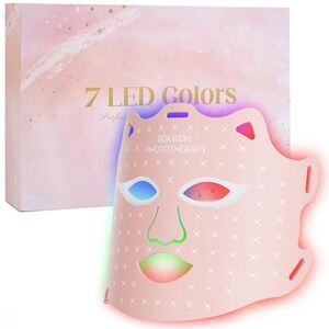 Red Light Mask FaceFacial Care Mask Infrared & Red Light Masks, Ergonomic Design